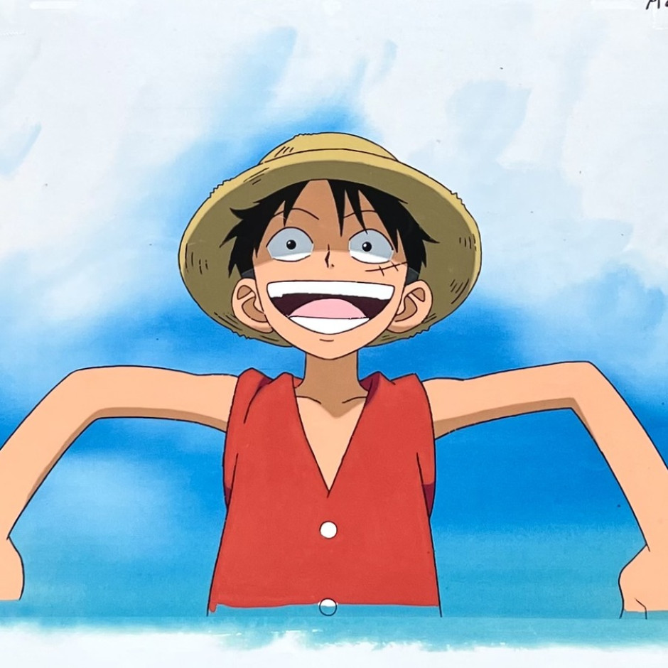 Le tout premier sourire de Luffy